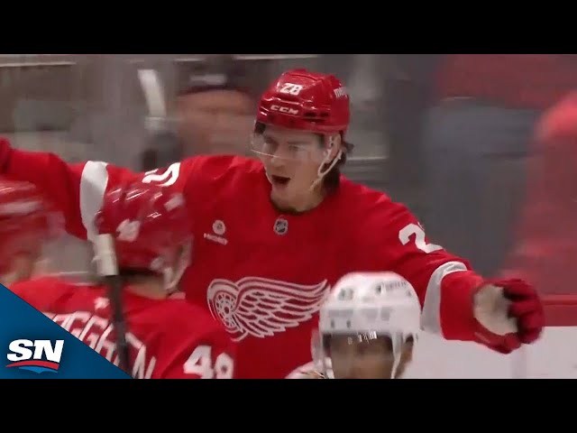 ⁣Red Wings' Johansson Rounds Samsonov For Sweet Second NHL Goal