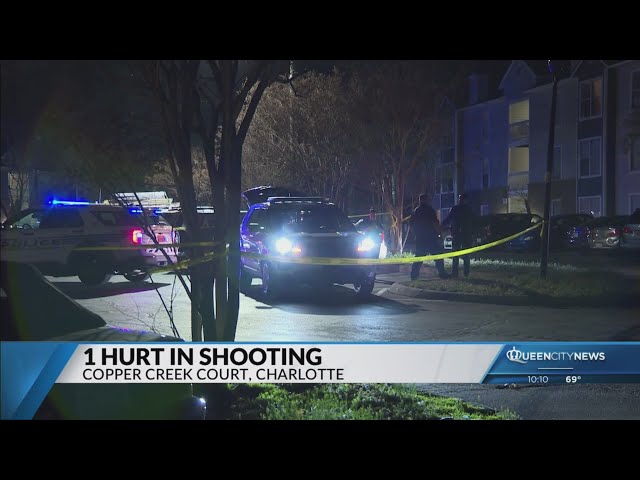 ⁣1 seriously hurt in east Charlotte apartment shooting