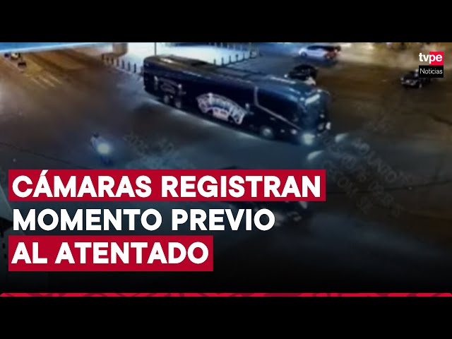 Cámaras de seguridad grabaron recorrido de bus de Armonía 10 antes del atentado