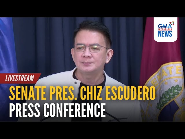 LIVE: Senate Pres. Chiz Escudero press conference (March 17, 2025) | GMA Integrated News