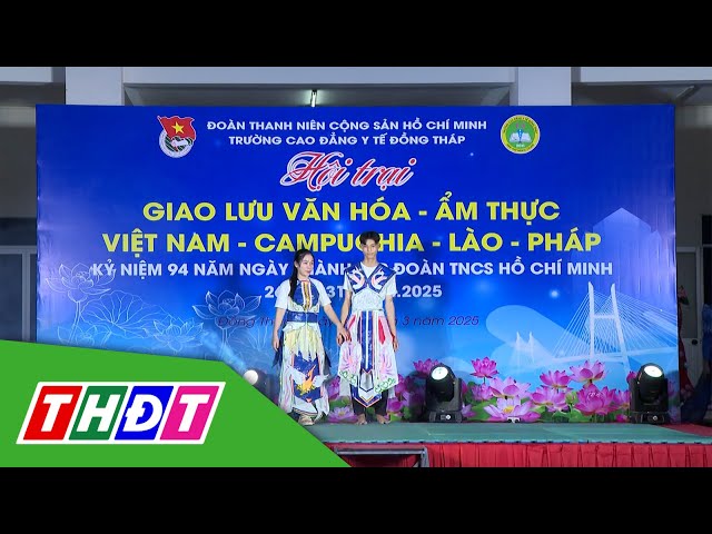 Sôi nổi giao lưu sinh viên Việt Nam - Campuchia - Lào - Pháp | Khát vọng trẻ - 16/3/2025 | THDT