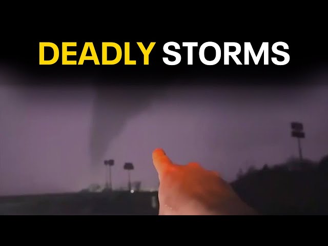 ⁣Deadly storms: At least 32 killed across US