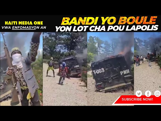 ⁣Bandi Kenscoff Boule Yon Cha Pou Lapolis Ankò, Anpil Biznis boule