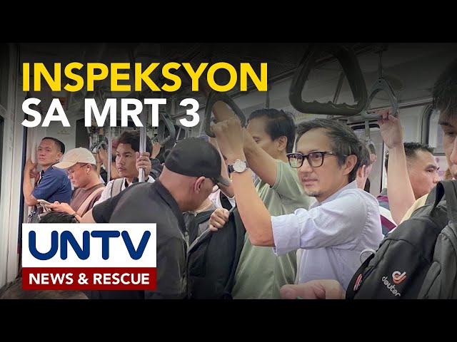 Improvement sa MRT 3, inilatag ng DOTr officials matapos ang ginawang inspeksyon ngayong araw.