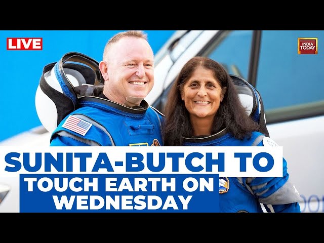 Sunita Williams And Butch Wilmore To Land On Wednesday LIVE | Sunita-Butch Return News LIVE