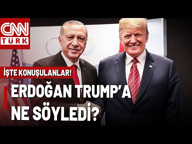 Erdoğan Trump'a Telefonda Bunları Söyledi! Trump-Erdoğan Görüşmesinde Konuşulanlar...