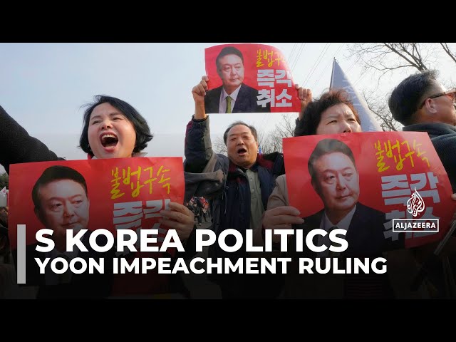 S Korea divided as Constitutional Court ruling on President Yoon's impeachment nears