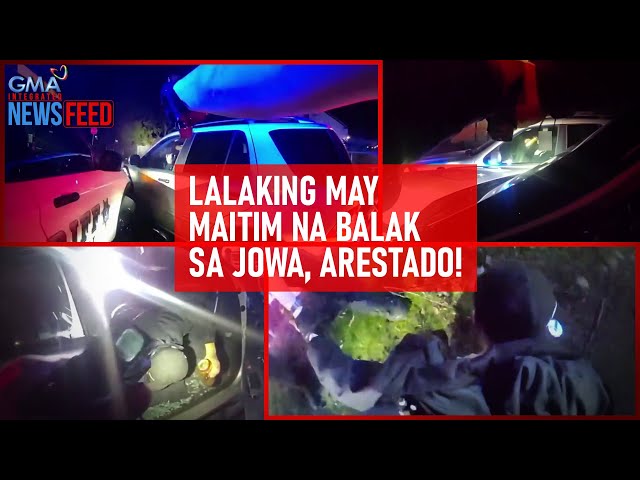 ⁣Lalaking may maitim na balak sa jowa, arestado! | GMA Integrated Newsfeed