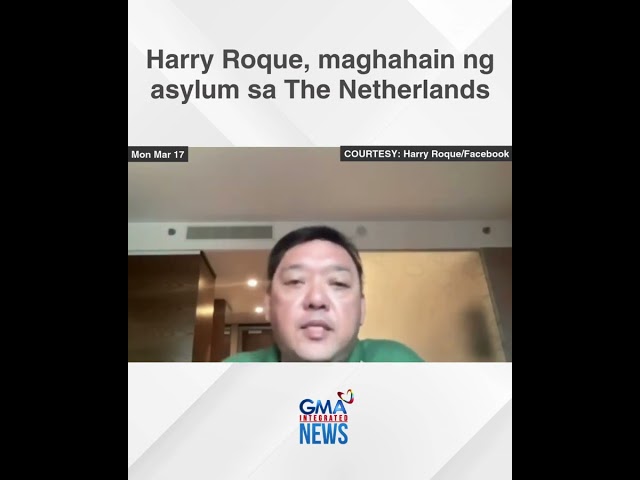 Harry Roque, maghahain ng asylum sa The Netherlands | GMA Integrated News