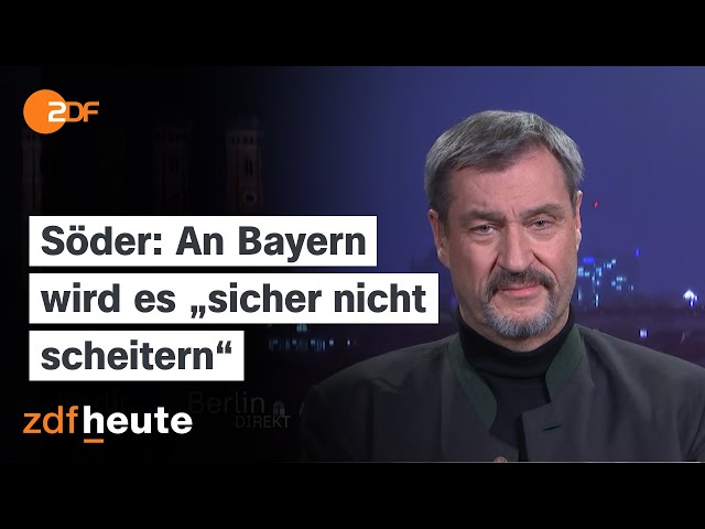 ⁣Streit um Finanzpaket: CSU-Chef Söder kündigt bayerisches "Ja" im Bundesrat an | Berlin di