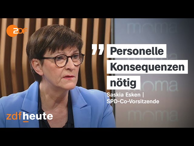 ⁣Koalitionsgespräche und Personalien nach der Bundestagswahl: SPD-Chefin Saskia Esken im Interview