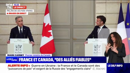 ⁣Mark Carney, Premier ministre canadien: "Le Canada répondra toujours présent, à chaque fois, po