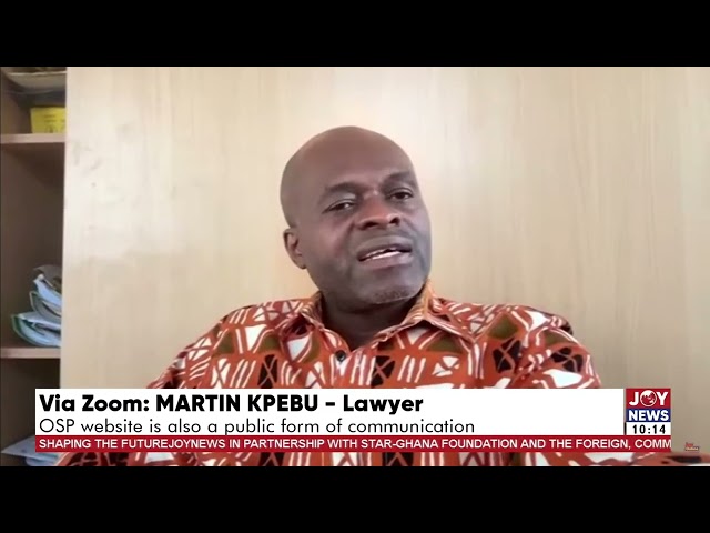 ⁣If the OSP sought an arrest warrant from the court, Ken Ofori-Atta would face a legal hurdle - Kpebu