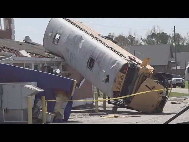 ⁣Deadly storms in southern U.S. kill at least 40 people