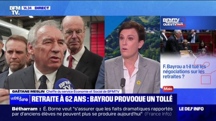 François Bayrou a-t-il tué les négociations sur les retraites? BFMTV répond à vos questions