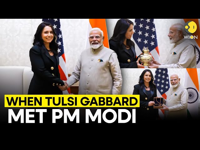 US Director of National Intelligence Tulsi Gabbard Welcomed By Indian PM Modi | WION Originals