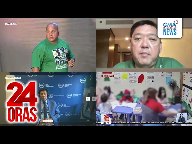 ⁣24 Oras: (Part 1) Sen. Dela Rosa, papayagang magkanlong sa Senado 'pag inaresto ng ICC..., atbp