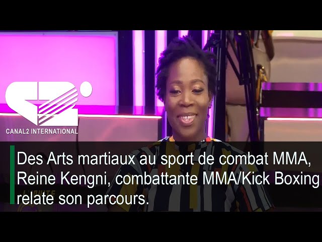 Des Arts martiaux au sport de combat MMA, Reine Kengni, combattante MMA relate son parcours.