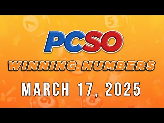 ⁣P135M Jackpot Grand Lotto 6/55, 2D, 3D, 4D, and Megalotto 6/45 | March 17, 2025