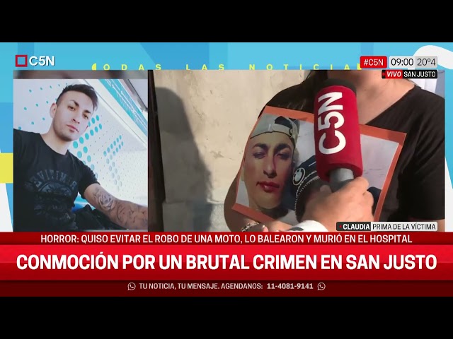 CONMOCIÓN por un BRUTAL CRIMEN en SAN JUSTO: HABLA la PRIMA de la VÍCTIMA