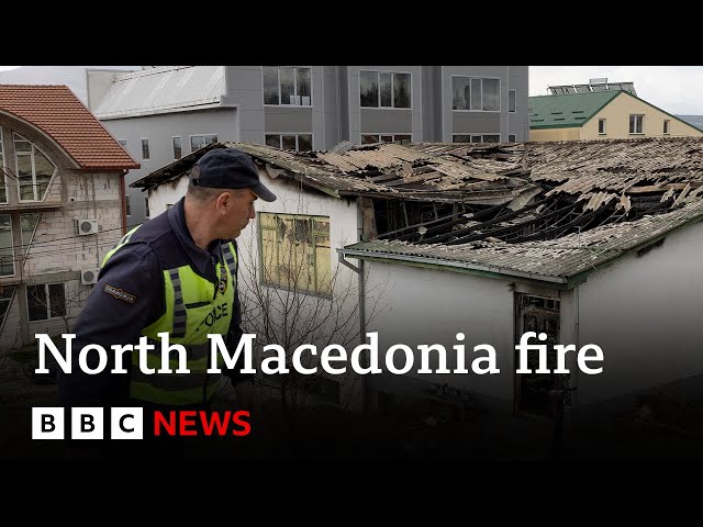 At least 59 killed in North Macedonia nightclub fire | BBC News