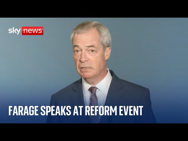 ⁣Farage says report on suspended MP Rupert Lowe could come this week