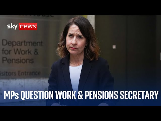 MPs question work and pensions secretary ahead of expected cuts