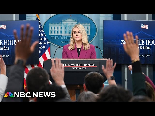 ⁣LIVE: White House holds press briefing | NBC News