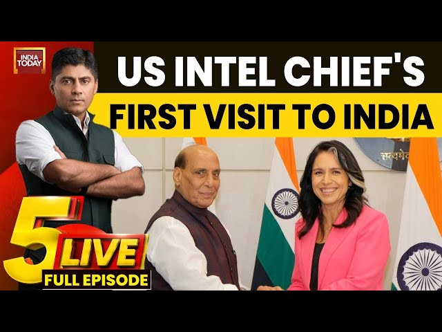 5ive Live: US Intel Chief Meets Indian Leaders, Discusses Crackdown on Terror and Khalistani Groups