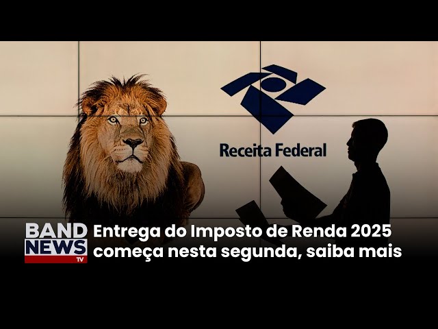 ⁣AO VIVO: Prazo para a declaração do Imposto de Renda começa nesta segunda-feira