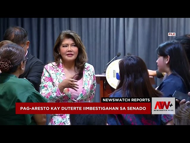 ⁣Pag-aresto kay Duterte iimbestigahan sa Senado | NewsWatch Reports