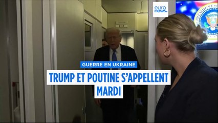 Ukraine : le Kremlin confirme l'entretien téléphonique entre Trump et Poutine prévu mardi