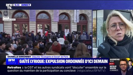 Étrangers mineurs à La Gaîté Lyrique: "Pas d'expulsion sans relogement", réagit Danie