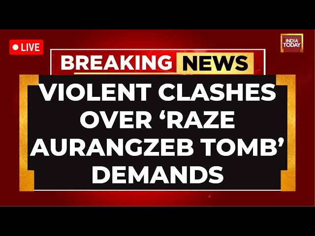 Nagpur Clash LIVE: Violent Face-Off Erupts Between Two Groups In Nagpur Over Aurangzeb's Tomb