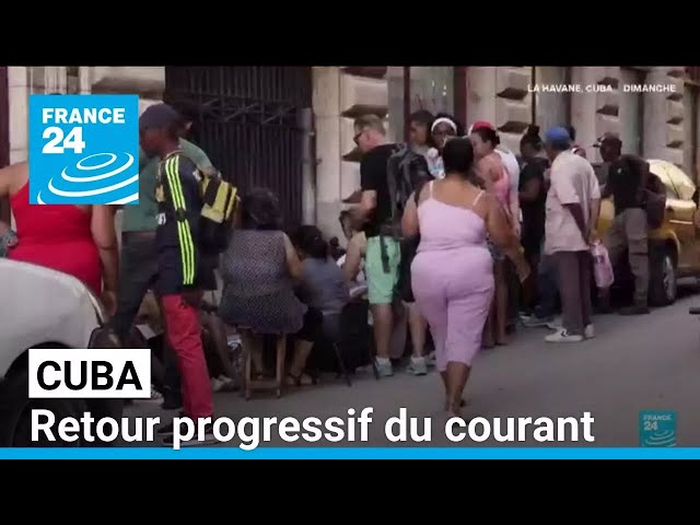 ⁣Panne générale à Cuba : retour progressif du courant • FRANCE 24