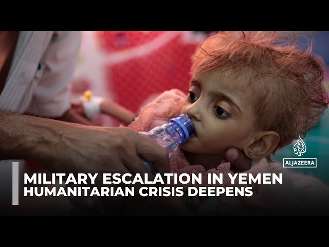 ⁣Famine deepens in Yemen as US airstrikes and Houthi attacks escalate the humanitarian crisis