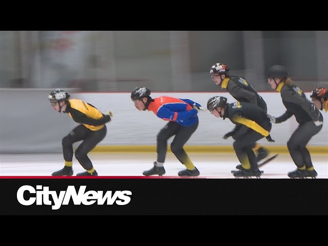 ⁣Speed Skating Manitoba’s youth program, sees results at the highest level