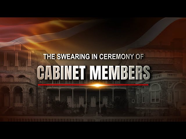 ⁣Swearing In Ceremony For Prime Minister Stuart Young's New Cabinet - Monday March 17th 2025