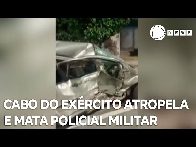 Cabo do Exército atropela e mata policial que fazia patrulhamento no Rio de Janeiro