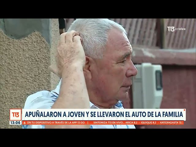 ⁣Hombre relata robo en Quilicura y ataque a su hijo