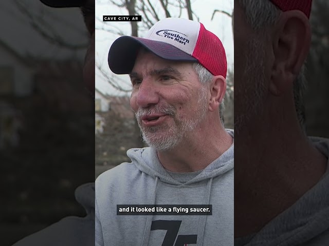 ⁣Neighborhoods left picking up the pieces after a deadly tornado outbreak in Arkansas.