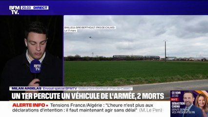 ⁣Collision entre un train et un véhicule de l'armée: les dépistages d'alcoolémie des deux m