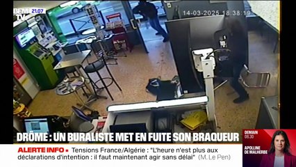 Dans la Drôme, un buraliste met en fuite son braqueur