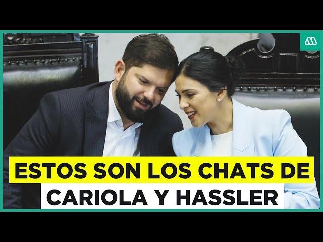 ⁣Estos son los chats filtrados de Karol Cariola e Irací Hassler