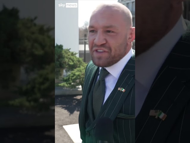 ⁣McGregor praises Trump and hits out at Taoiseach