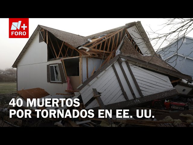 ⁣Tornados devastadores en EE. UU. dejan al menos 40 muertos y daños en 6 estados - Las Noticias