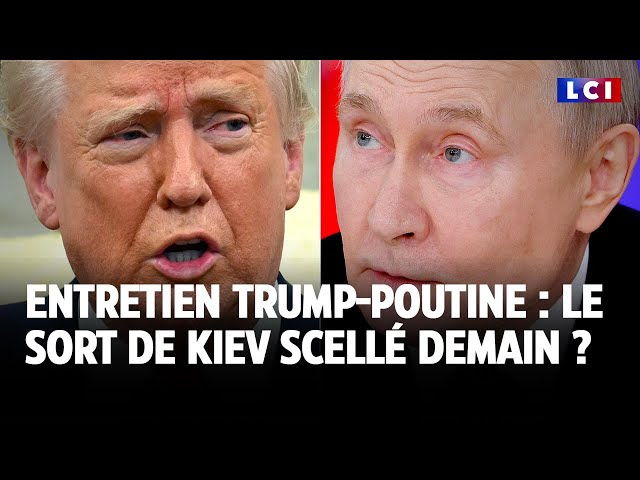 ⁣Entretien Trump-Poutine : le sort de Kiev scellé demain ?｜LCI