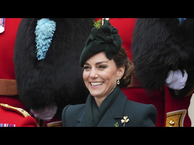 ⁣Princess of Wales attends St Patrick’s Day parade in London