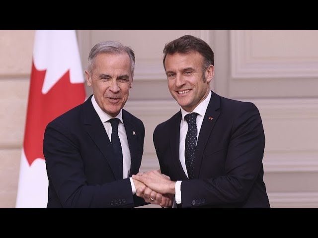 ⁣Canada's new PM Carney goes to Paris and London to shore up support among European allies