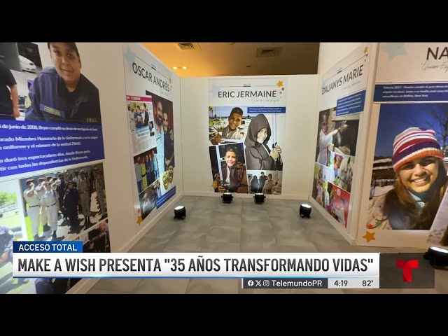 ⁣Make a Wish presenta la exhibición "35 años transformando vidas"